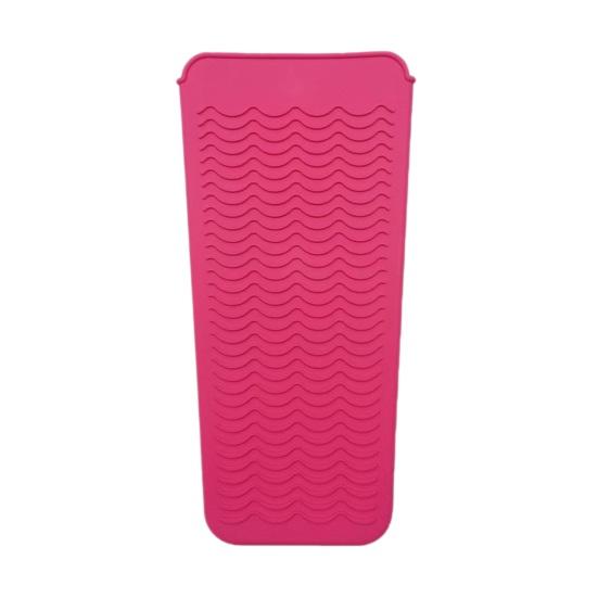 Силиконовый термостойкий коврик, выпрямитель для волос, плоский утюг, щипцы для завивки, волнистый дизайн, противоскользящие щипцы для завивки, теплоизоляционный чехол