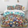 Rockman Megaman Game Bedding Set Game Fans Gift Bedroom Decor For Kids Adults Duvet Cover Set King Queen Size Bedding Set
