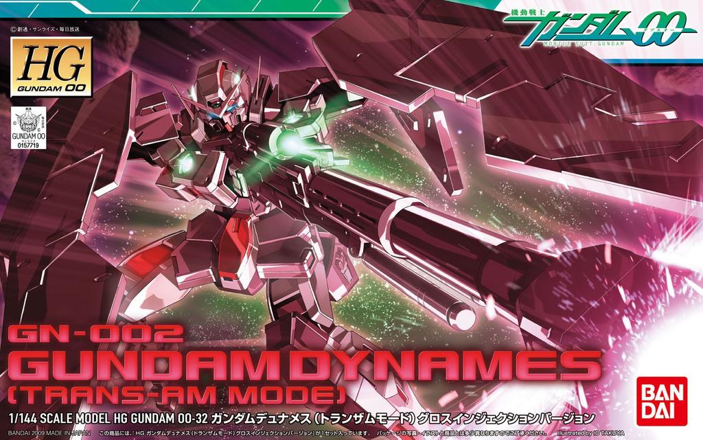 HG Gundam Dynames Gross Injection Version Suit Gundam 1/144 GN-002 (Режим Trans-Am) (Мобильный 00)