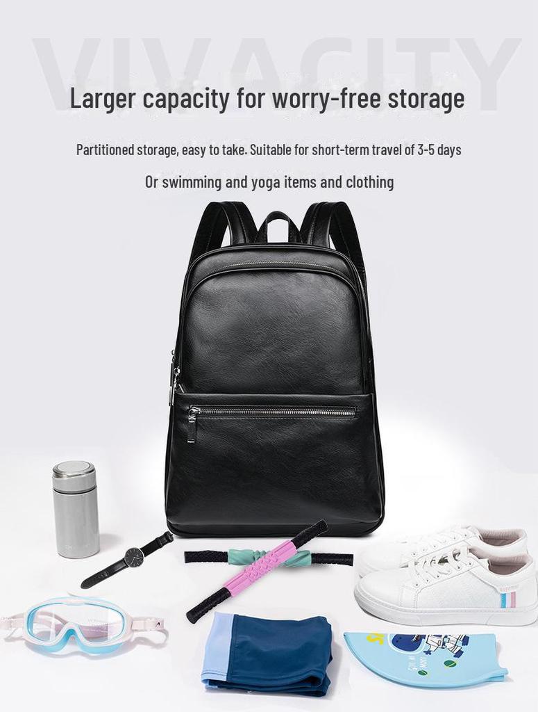 Тщательно подобранные мужские рюкзаки из полиуретана — большой вместимости для студентов и путешествий, осень/зима 2022 г.