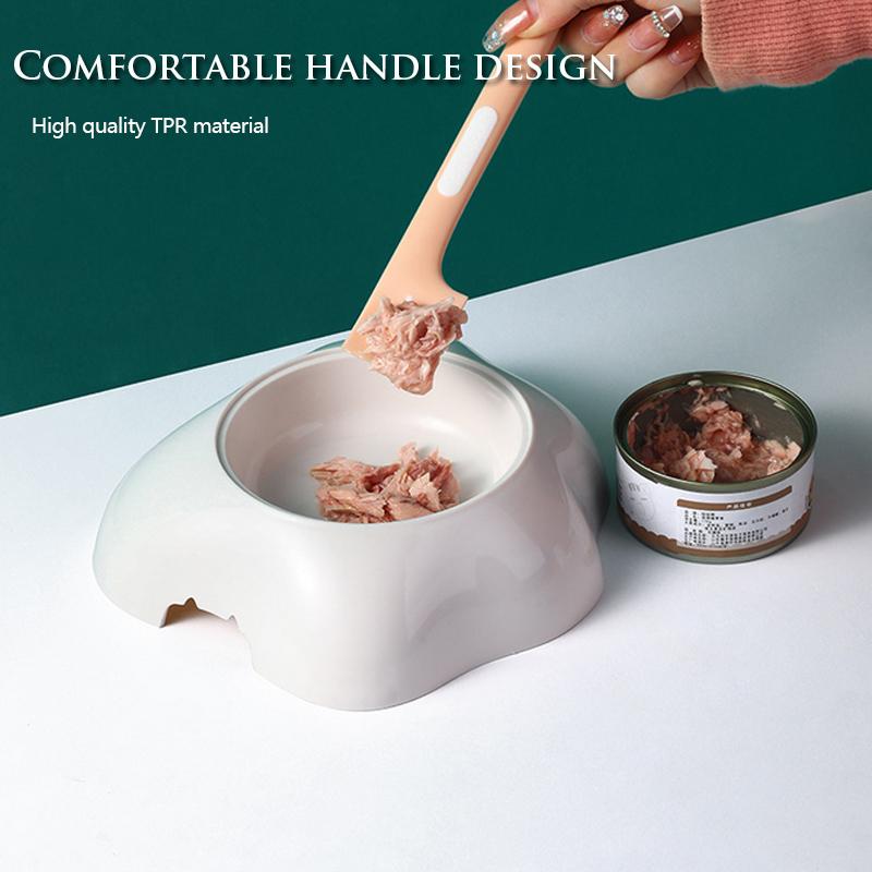 Посуда для домашних животных Консервированные ложки для кошек Влажный корм для собак Ложки для кормления домашних животных Ложки для перемешивания с длинными ручками Аксессуары Лопатка для подачи