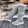 Winter Women Fur Warm Chelsea Snow Boots Casual Shoes New Short Plush Suede Flats Gladiator High Boots Comfortable Fashion Boots