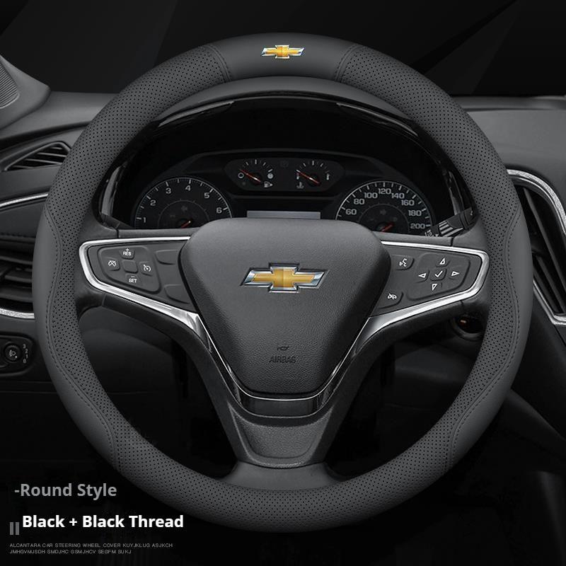 HNOXY1 Кожаная Накидка на Руль Автомобиля для Chevrolet Aveo Cruze Spark Orlando Prisma Sail Tracker Silverado Camaro Equinox Аксессуары