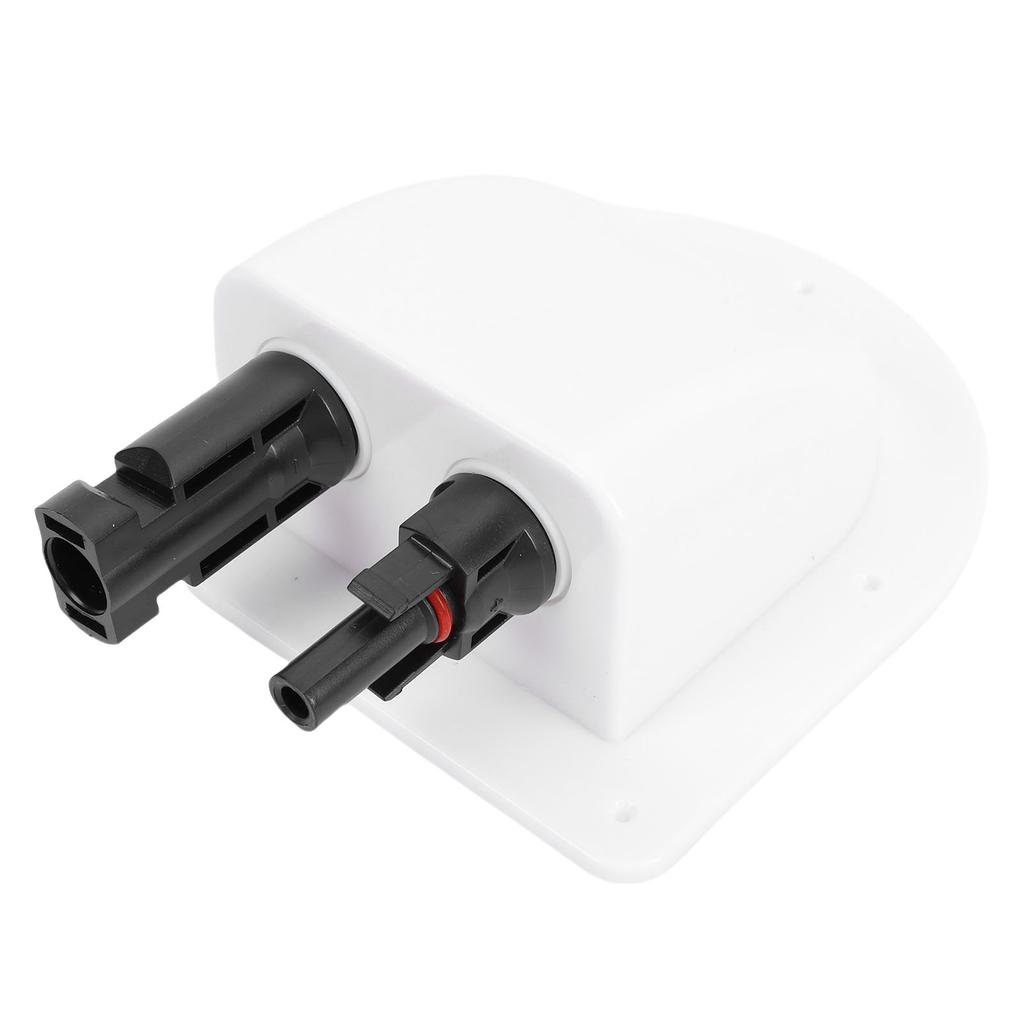 Солнечный кабельный ввод Weatherproof ABS, двойной солнечный кабельный ввод для кровельных панелей на автодоме, лодке, кемпинговом автомобиле