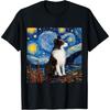 Border Collie Starry Night - Border Collie T-Shirt