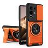 KEYSION Магнитный чехол для телефона Infinix Note 50 4G 50 Pro+ 50S 50X 5G Защита камеры со сдвижной крышкой Вертикальная подставка Ударопрочный чехол