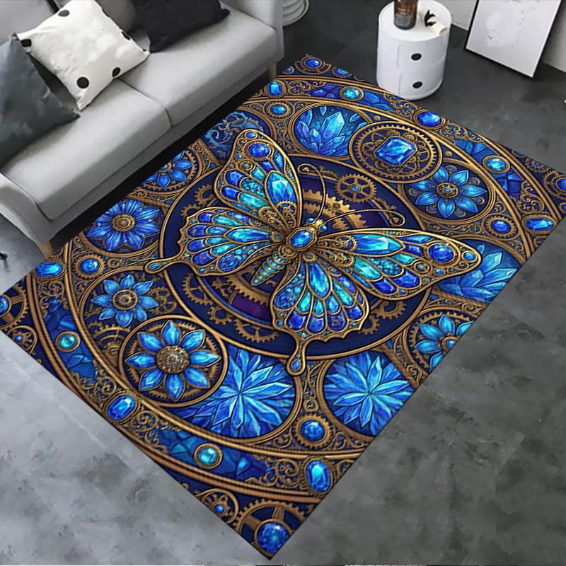 2025 New Butterfly Carpet Rug for Living Room Bedroom Home Sofa Decoration,Kids play Non-slip Floor Mat110