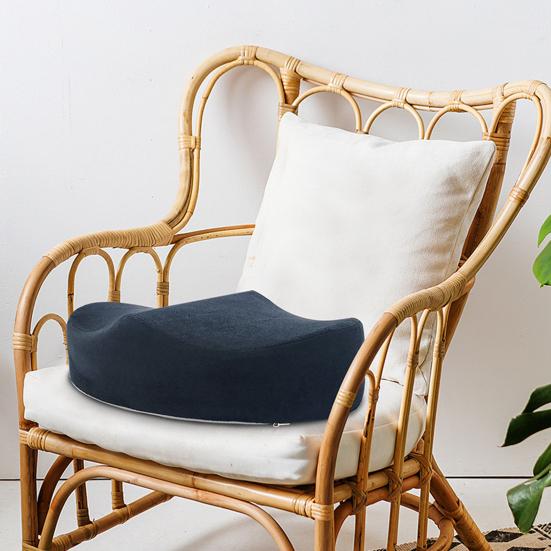 Подушка сиденья из пены с эффектом памяти, эргономичная подушка для стула, удобная подушка для поддержки осанки для домашнего офиса