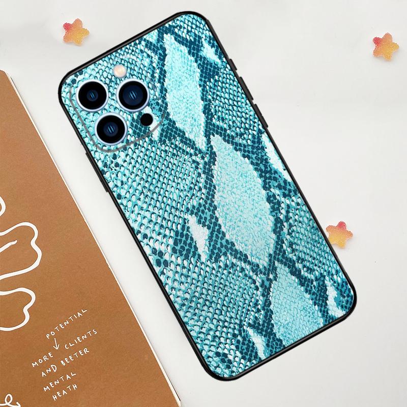 Чехол для телефона с принтом под змеиную кожу Для iPhone 17 Pro Max 14 11 15 16 Pro Max 13 12 mini 16 Plus 16e 17 Air Funda