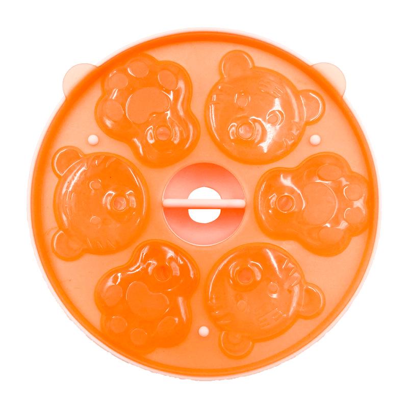 Силиконовая форма для детского питания и торта - Фигурки медведя и сосиски