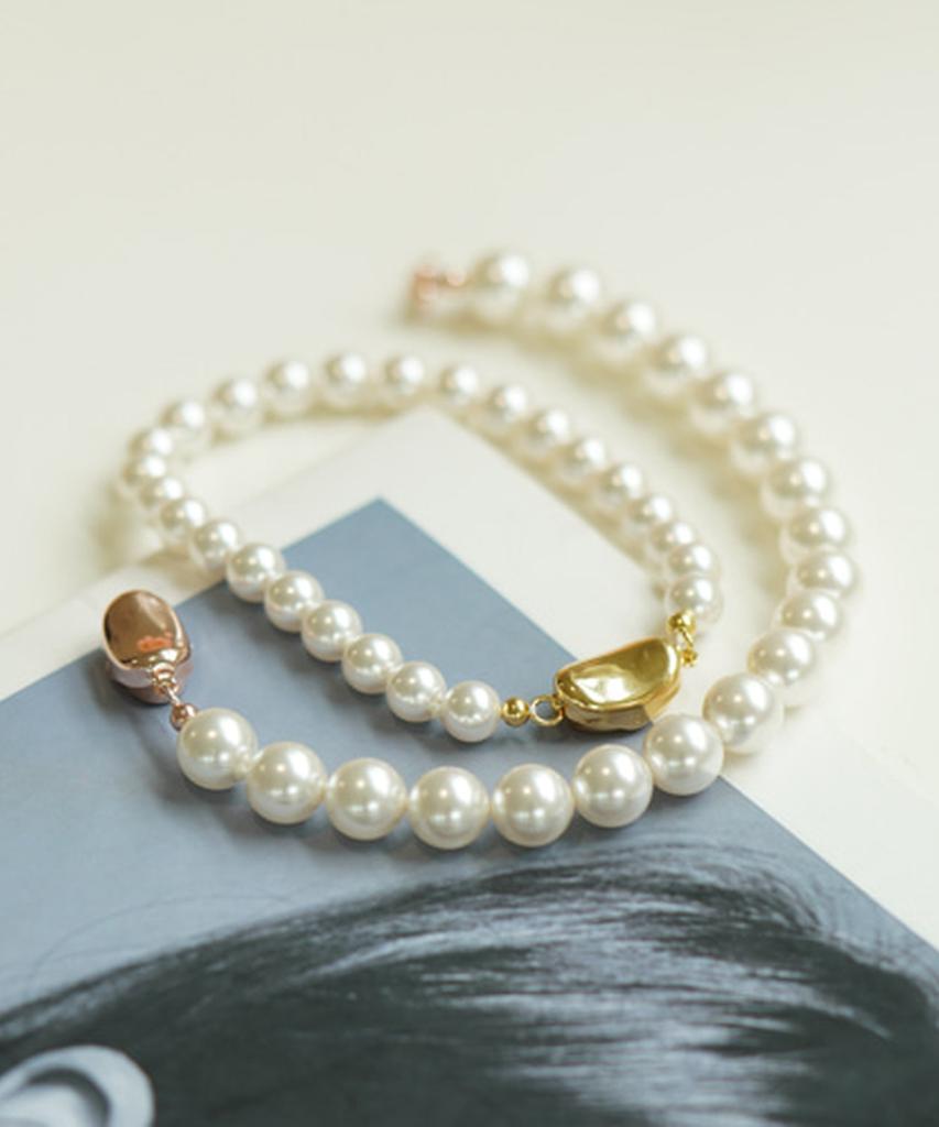 Браслет Alleun с жемчугом Swarovski Серебро 925 Прочные Бусины (Тип А)