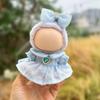 Handmade Fabric Princess Style Lantern Sleeve Solid Color Rhinestone Doll Costume Lolita Doll Dress Fashion Style 4 Styles