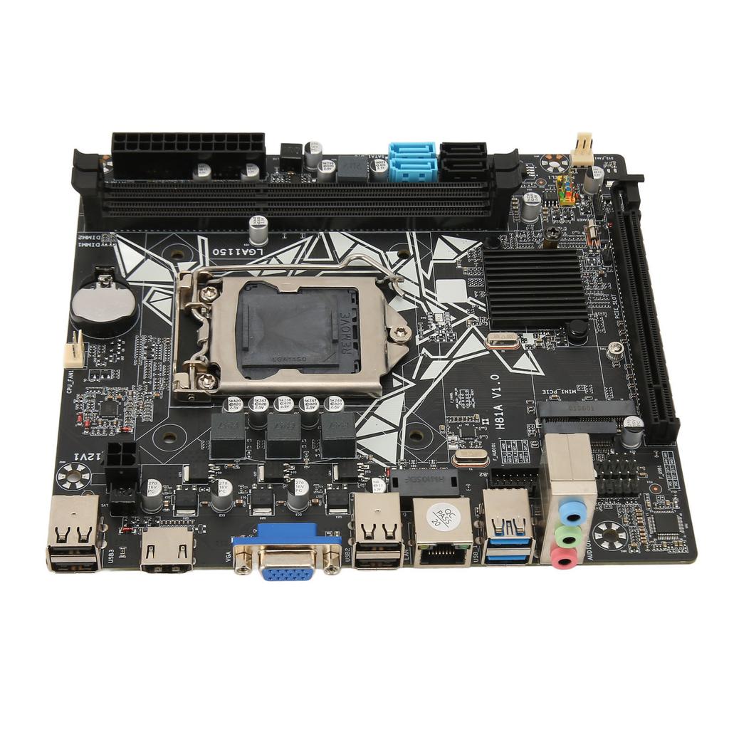 H81A Motherboard Professional Supports LGA 1150 Pins DDR3 Desktop Motherboard with HD Multimedia
