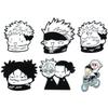 Jujutsu Kaisen Годжо Сатору Модный Креативный Акриловый Бусинный Чехол для Телефона Цепочка Подвесное Украшение