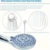 10Pcs/Box Shower Cleaning Tool Stainless Steel Needle Brushes Set  for Multi Size Shower Heads