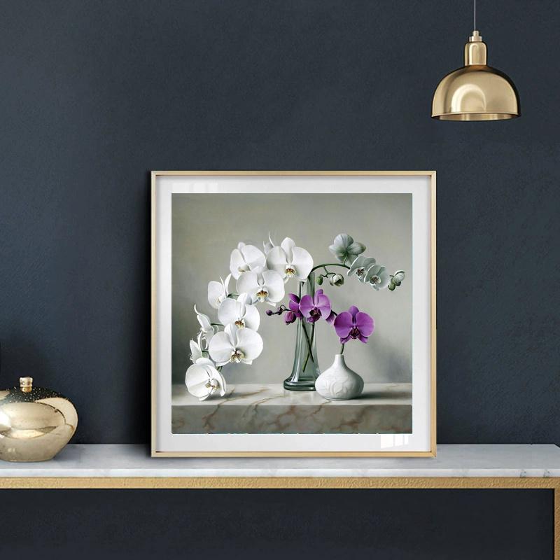 Алмазная вышивка цветок 5D алмазная живопись полный дрель наборы для вышивки крестом EmbroideryDiamond Dots живопись мозаика