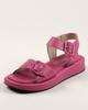 Platform Sandals 140150 36 Fuchsia Leather