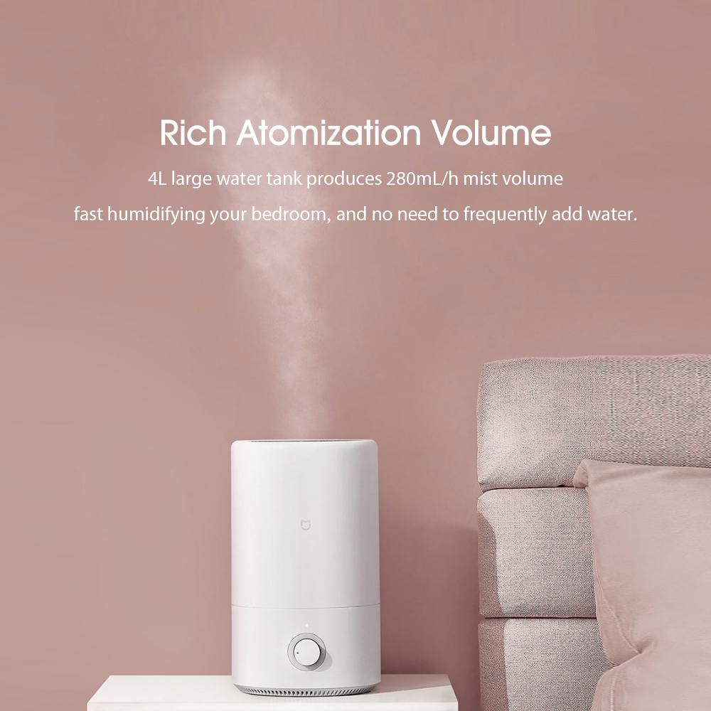 Увлажнитель воздуха Xiaomi Mijia 4L, MJJSQ02LX, Mute, очиститель воздуха, ароматерапия, увлажнитель, диффузор, Essential