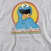 Sesame Street Unisex Adult Cookie Monster Layered Sweatshirt