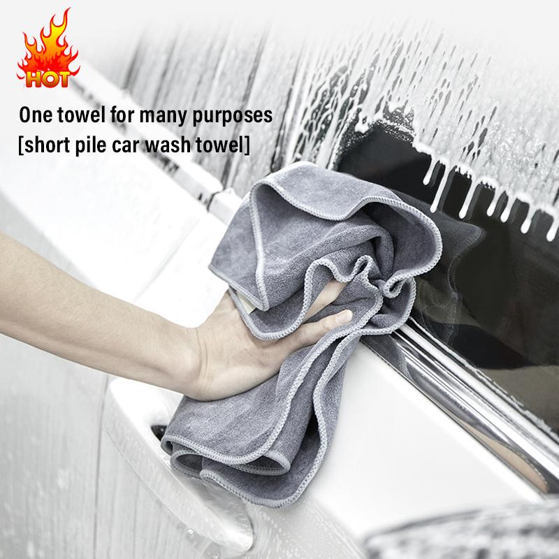 BBKD8 Suede Coral Fleece Car Wash Towel For BMW M3 M4 M5 X1 X3 Auto Detailing Drying Rag F93 F97 G30 G20 G05 G06 Tuning Accessories