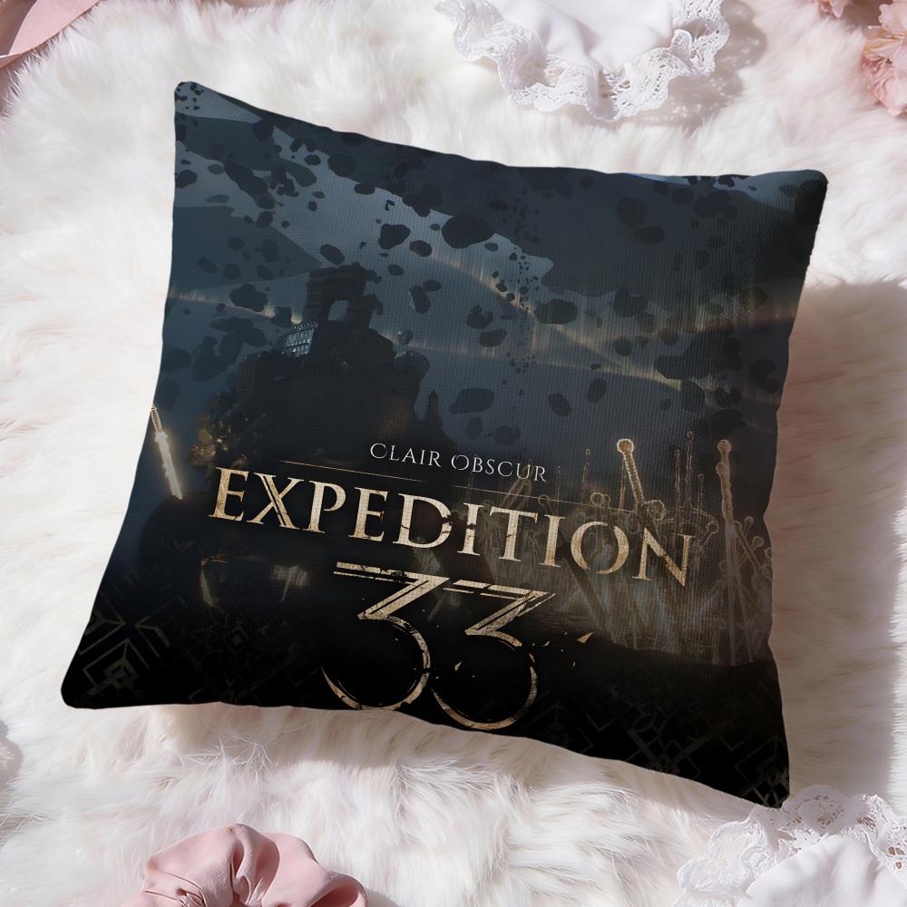 O-Obscur Expedition 33 Чехол-подушка Premium Comfort Двусторонний чехол для подушки - Дизайн «Два в одном» для любой комнаты и салона автомобиля