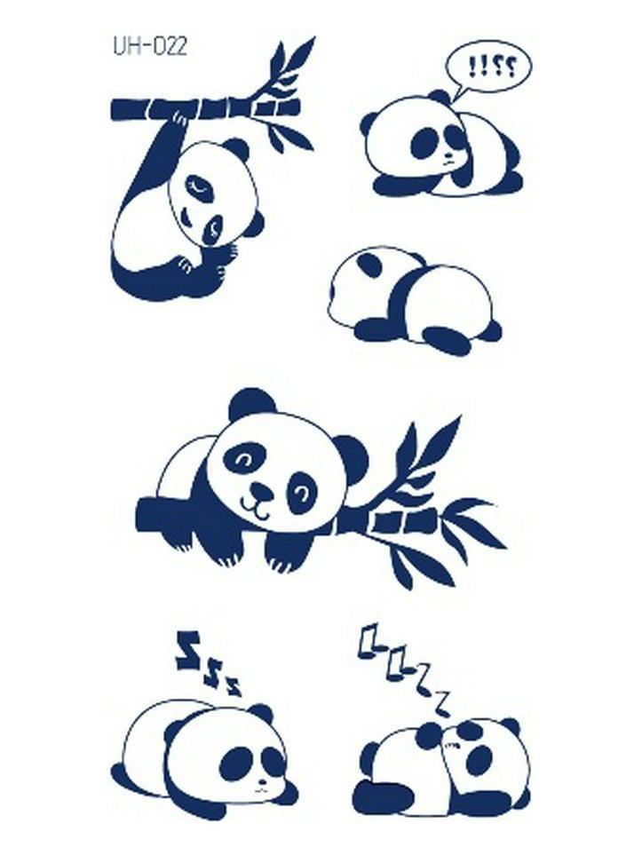 Водостойкие полуперманентные татуировки-наклейки на травяной основе для мужчин и женщин