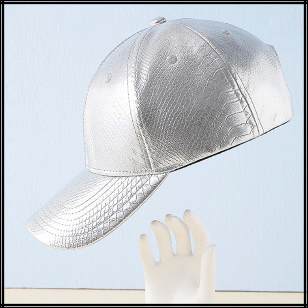 Шапка с узором змеи Стильная кепка Простая Модная Крутая CZ073 [Белый Клык] Мужская Женская (Серебряный)