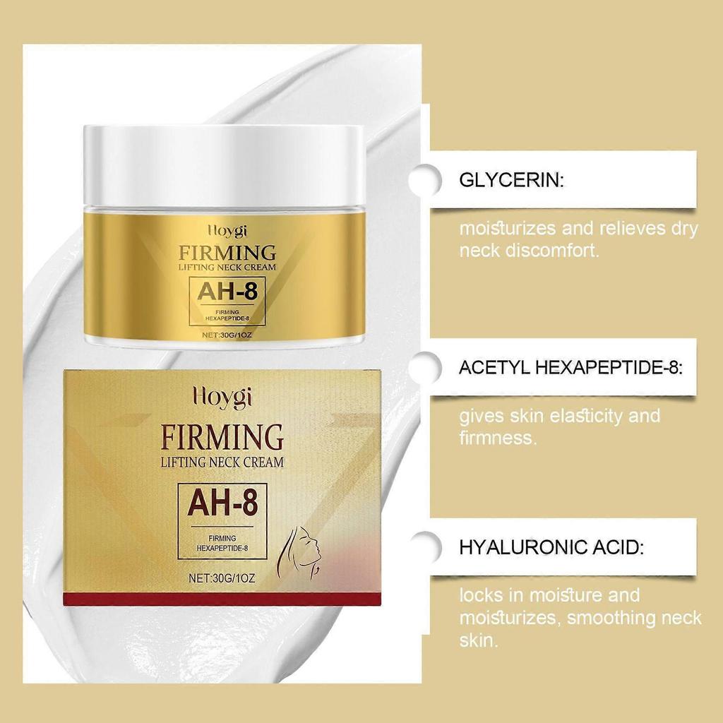 AH-8 Firming Neck Cream for Reduces Wrinkles, Neck Lines, Neck Tightening Cream, Hexapeptide-8 Anti-Aging Neck Cream, Lifting & Firming
