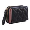 Women's Short Embroidered Love Zero Wallet Zipper Buckle Large Capacity Card Bag Versatile Fashion Simple