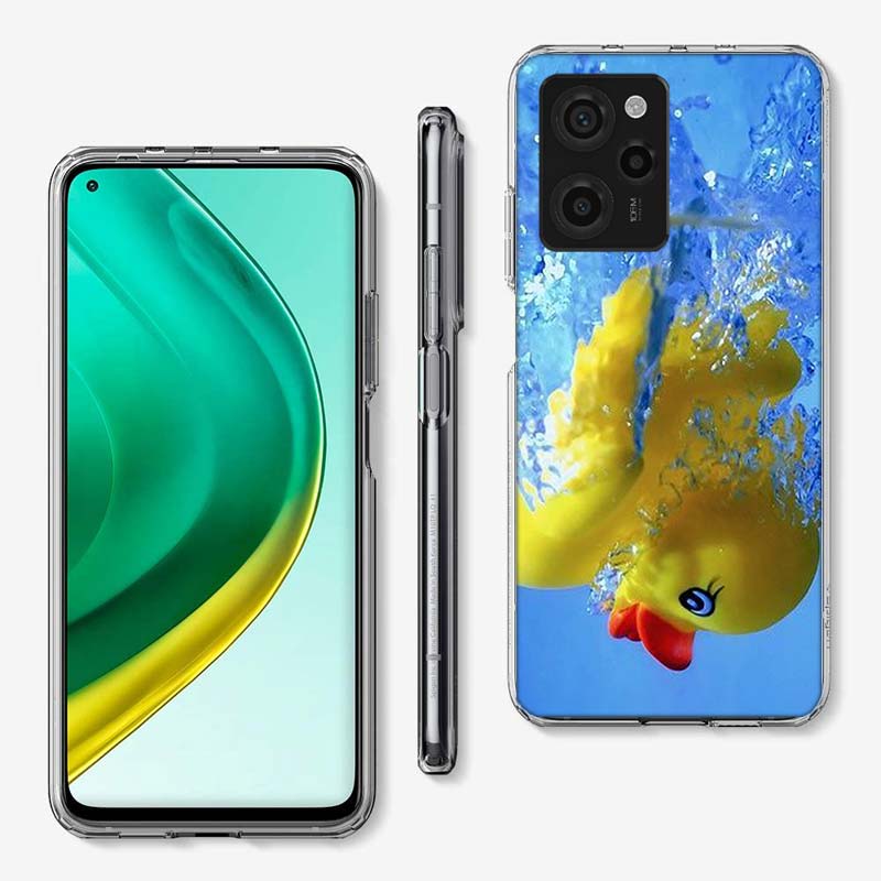 Плавающие резиновые уточки Чехол для телефона для Xiaomi Poco M8 M7 M6 M4 M3 X7 X6 X4 Pro F7 Ultra M5S Mi 14 14T 1