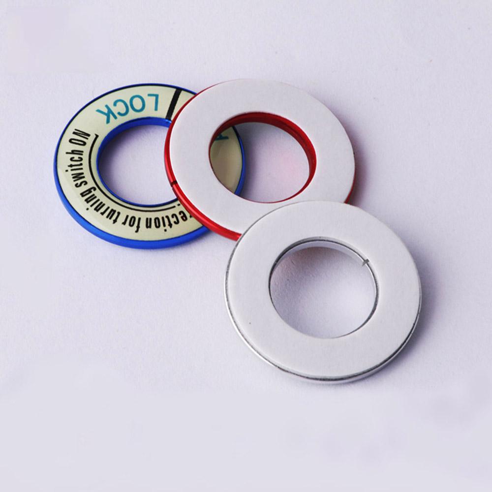 Автомобильное кольцо для ключей зажигания, декоративная отделка, светящиеся наклейки для Peugeot 208 301 307 308 2008 3008 5008, аксессуары