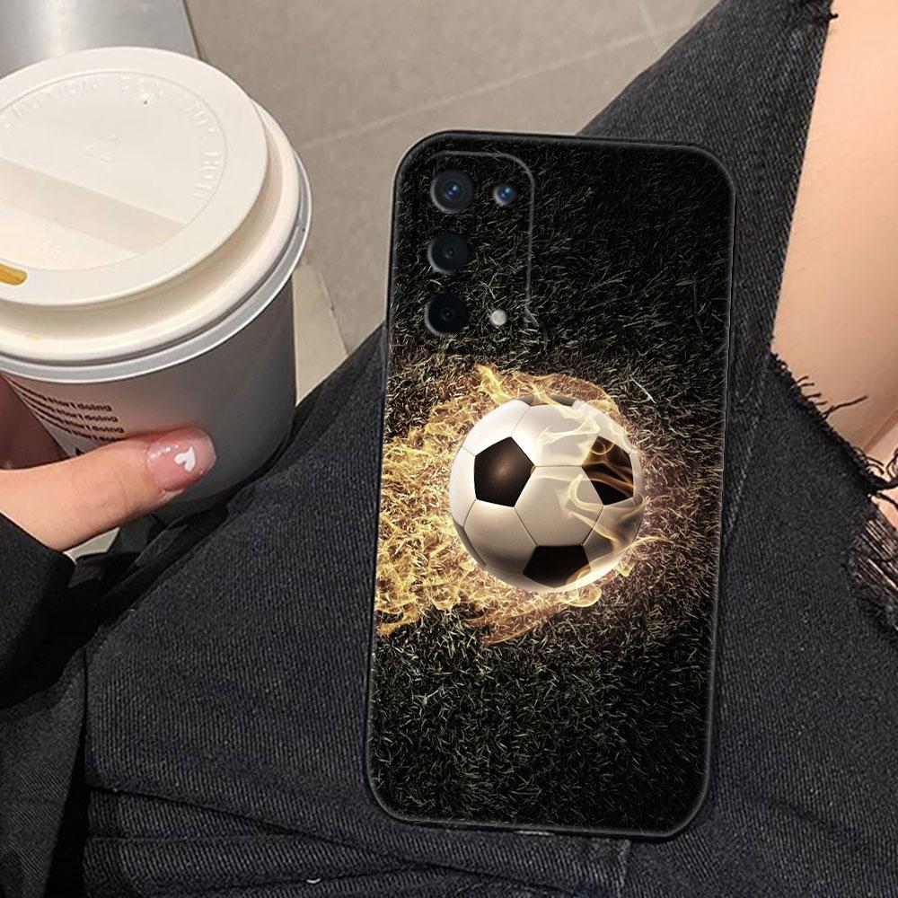 Soccer Football Ball Phone Case For OPPO F31 A5X A6X A5 A6 A17 A16 A38 A53 A54 A55 A57 A58 A60 A74 A78 A92 A93 A94 A72 A98 Cover