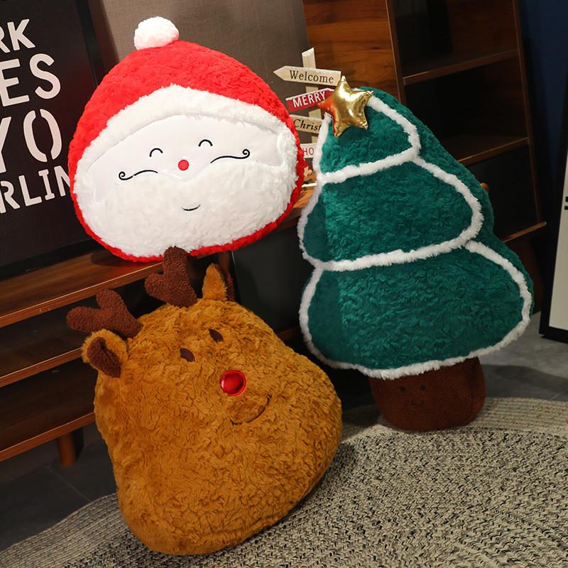 Claus Christmas Santa Tree Candy Elk Plush Toy Cartoon Doll Gift Decoration