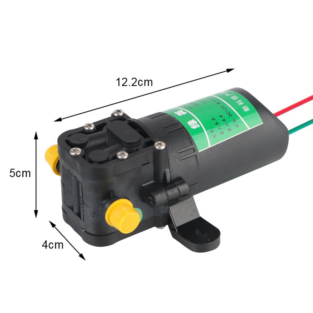 Сельскохозяйственный электрический водяной насос, прочный 3,5 л/мин, микромембранный распылитель воды высокого давления, автомойка, аксессуары для опрыскивателя DC12V