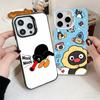 Мультяшный чехол P-Pingu Пингвин Ударопрочный чехол для телефона для iPhone 17 Air 16 16E 15 Pro Max 14 Plus 13 Mini 12 Задняя крышка Противоударный Fundas