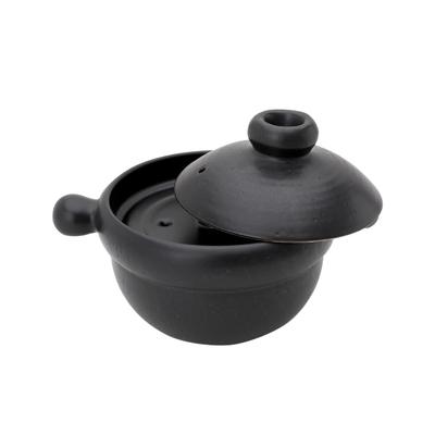 Горшок для цельного риса World Create Yayoi Pottery, черный, 1 чашка 15957