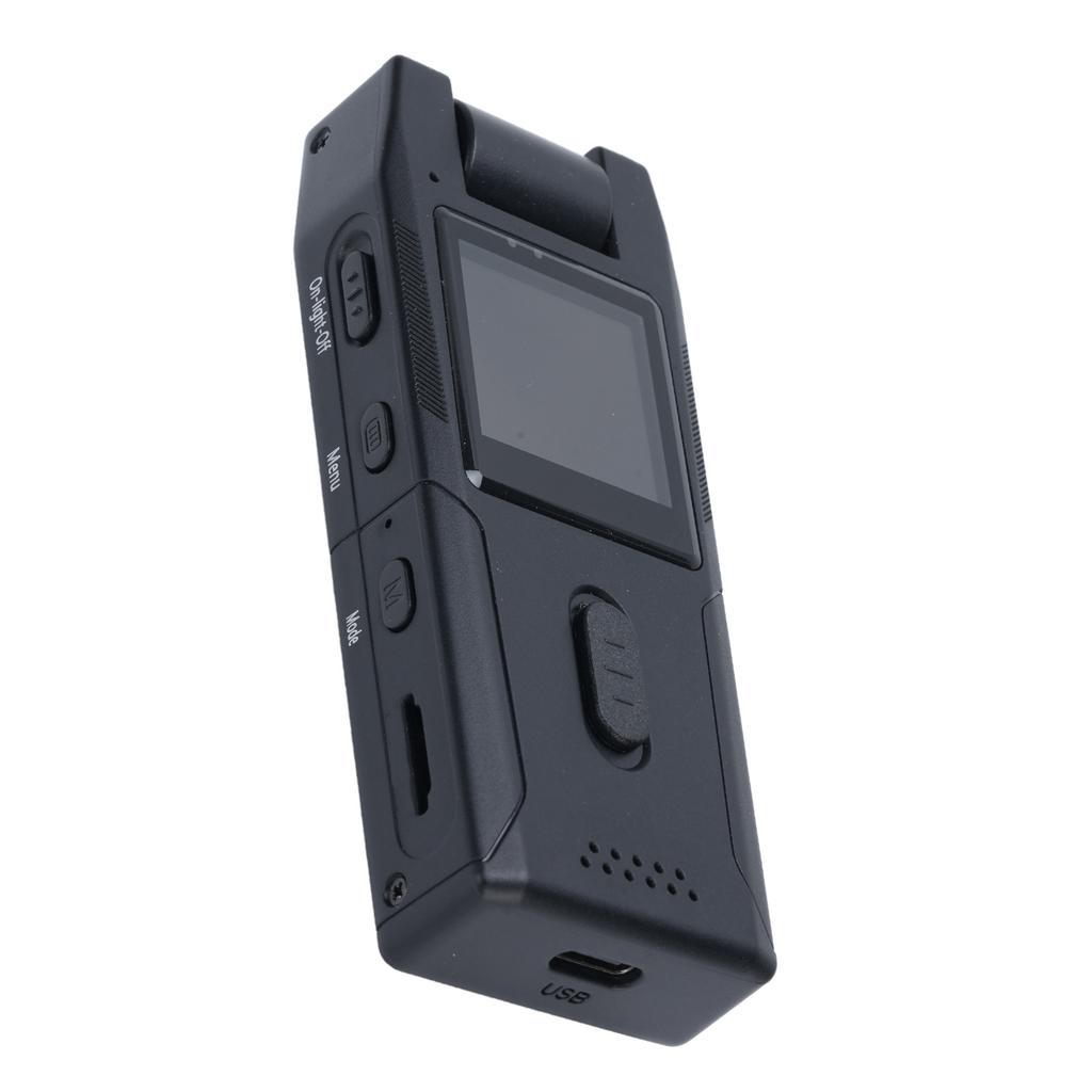 Body Mounted Camera 1.3inch Color Screen 120 Deg Wide Angle Portable HD 1080P Wearable Thumb Camera