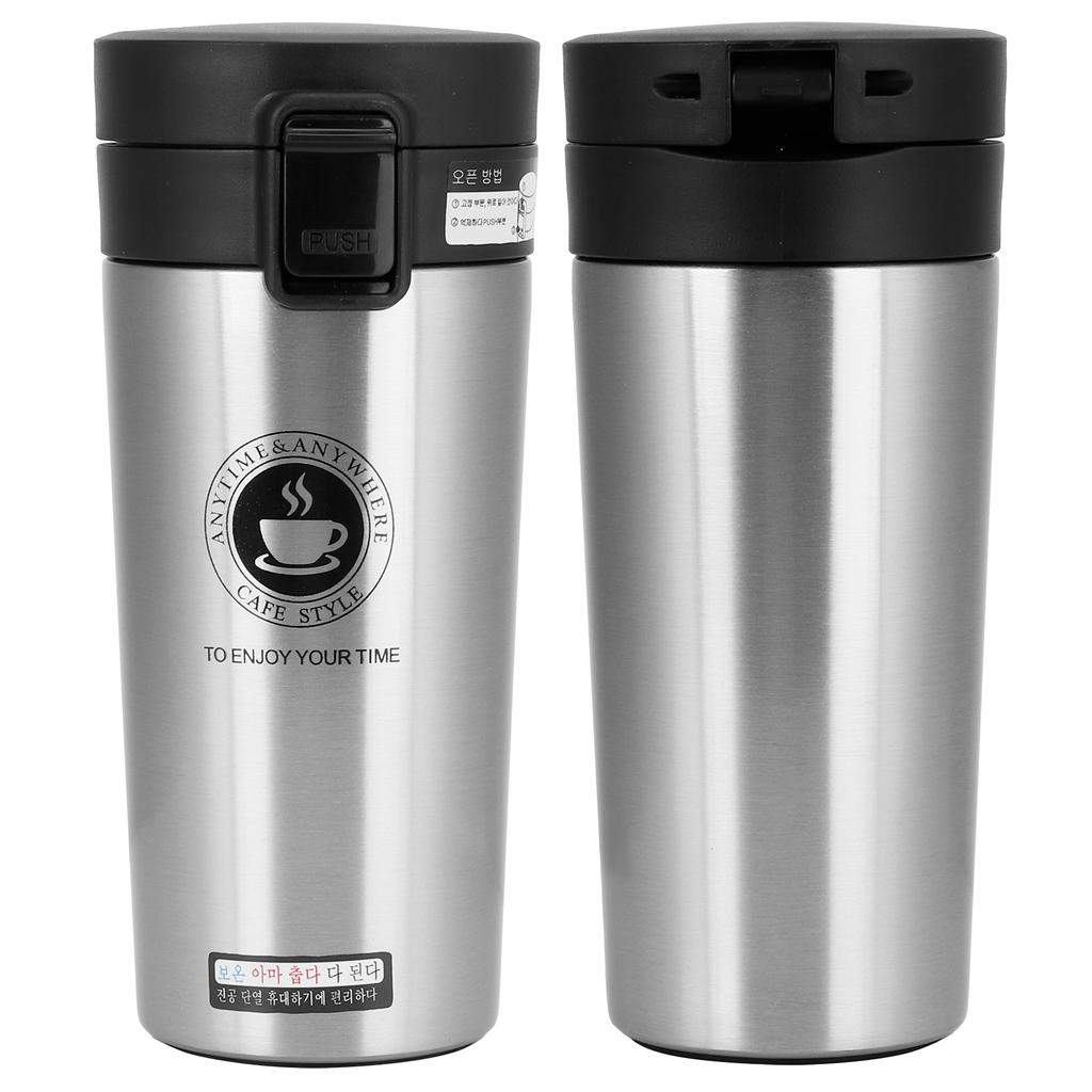 380ml Coffee Mug with Strainer Portable Thermal Cup Water Bottle for Home Office Travel