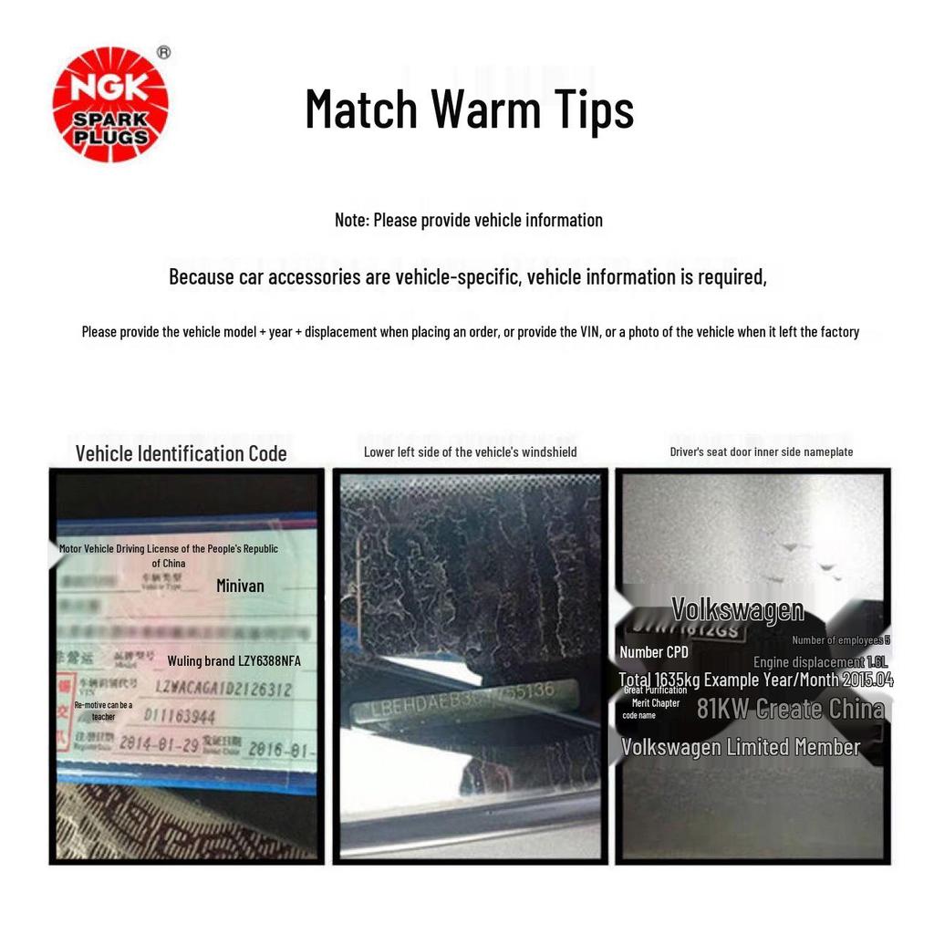 NGK Double Platinum Spark Plug IPLKR7A 4288 for E350, GL450, ML350