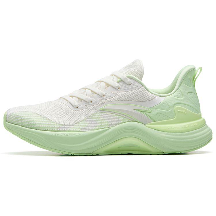 Anta Chuang 2.5 Breathable Lightweight Low-Top Running Shoes Women Sneakers White Green 122235582-7