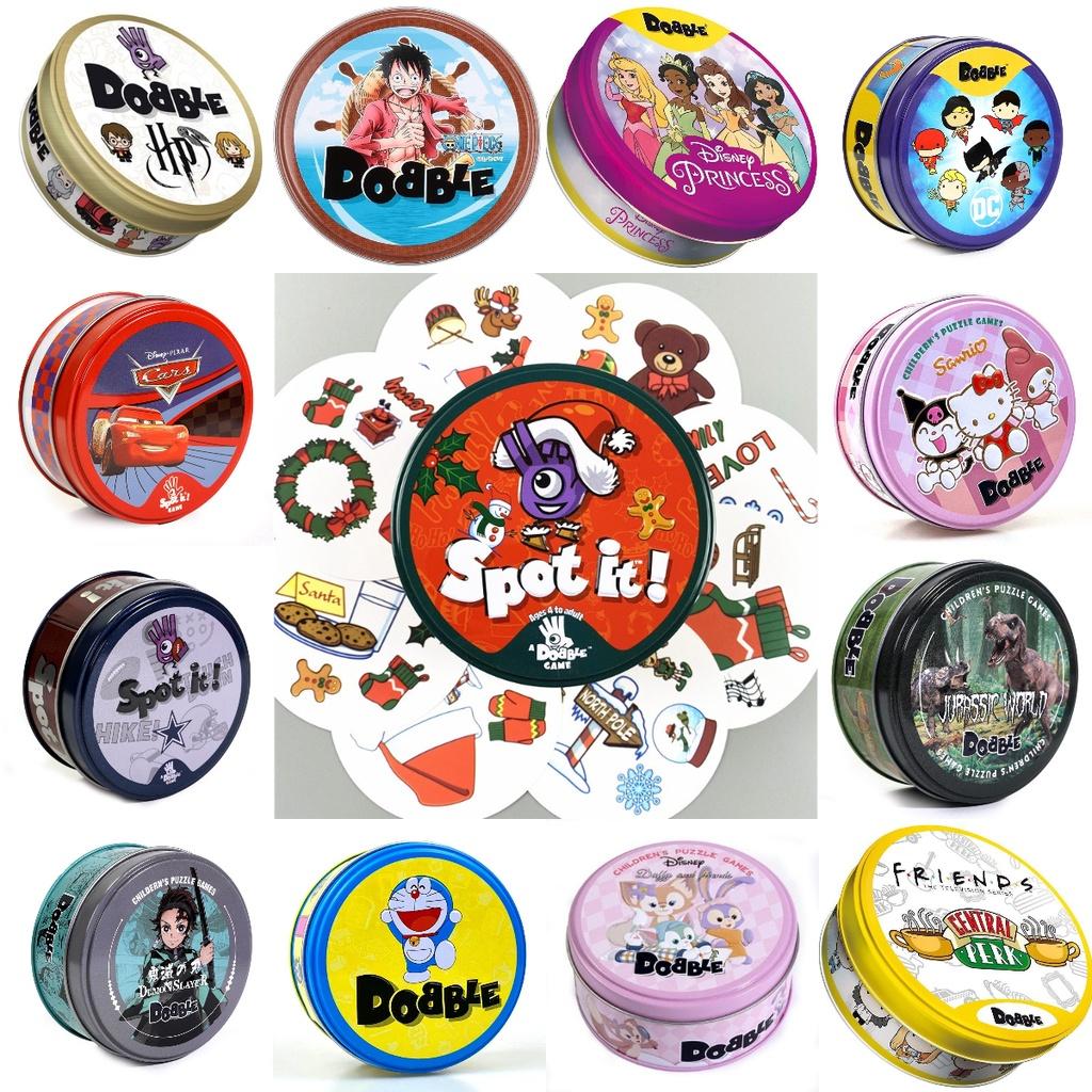 Игра Spot It Веселая и интерактивная карточная игра для многопользовательских собраний Картонные карты Dobble