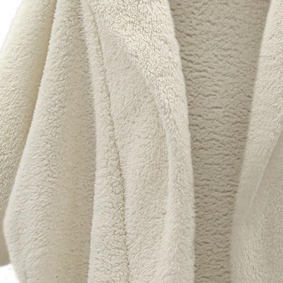 Women's Fuzzy Hooded Cardigan Oversized Fleece Jacket Open Front Sherpa Coat Fall Winter Outwear with Pockets