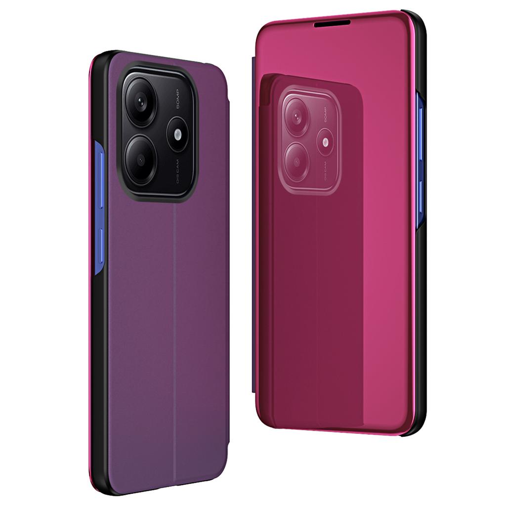 For Xiaomi Redmi Note 14 4G (164.84mm) Case View Window Stand Leather Flip Phone Cover