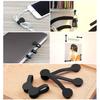 MAVEEK Кабельный зажим Черный магнитный зажим Новый зажим Магнитный ремешок Универсальный зажим для шнура Зажим для наушников Магнитный зажим для сматывания шнура Наушники USB-кабель Хранение шнура