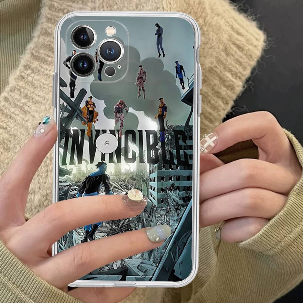 Популярная серия супергероев I-Invincible Для IPhone 17 16 15 14 13 12 11 Pro Max Plus Чехол для телефона Высококачественный Силикон