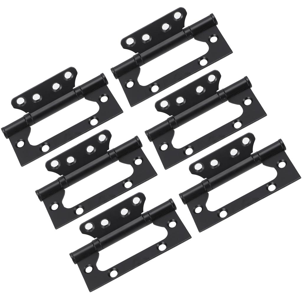 3Set Door Hinge Zinc Alloy Flat Open Mute Bearing Hinges Window Furniture Hardware Fitting Black