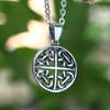 Новый винтажный кулон викингов с кельтским узлом, ожерелье, мужская цепочка, скандинавский амулет Одина, ювелирные изделия, подарок для пары