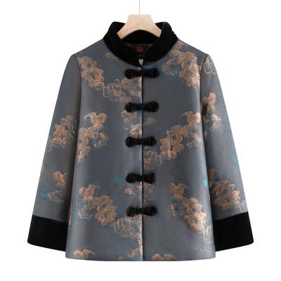 Хлопковая одежда для пожилых и пожилых матерей, теплая куртка, модная иностранная пожилая женщина, хлопковая одежда, зима