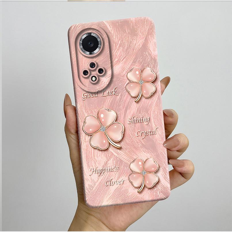 For Huawei Nova 9 Case Aesthetic Butterfly Flowers Soft Silicone Shockproof Phone Cover For Honor 50 Camera Protective Casing