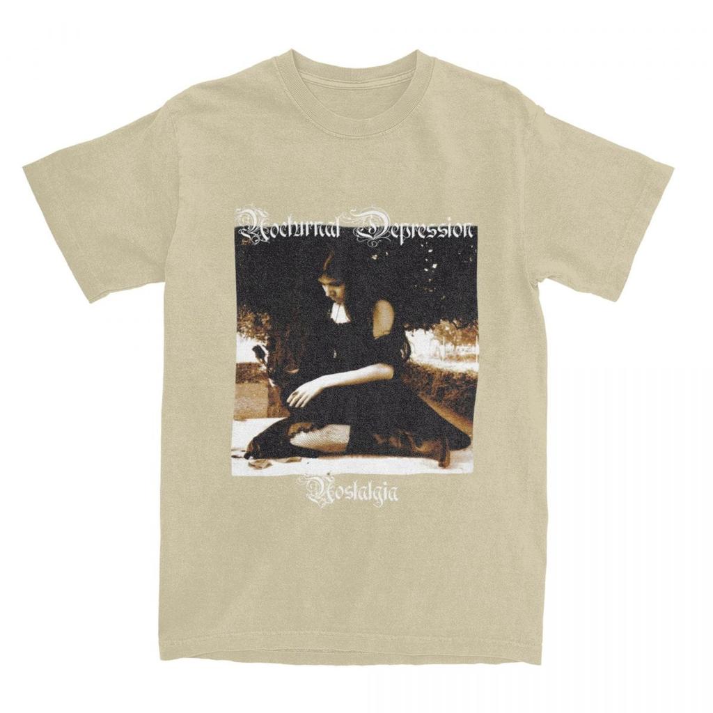 Мужская Женская Ночная Депрессия Блэк-метал Группа Футболка Одежда 100% Хлопок Футболка Одежда Потрясающая Футболка Лето